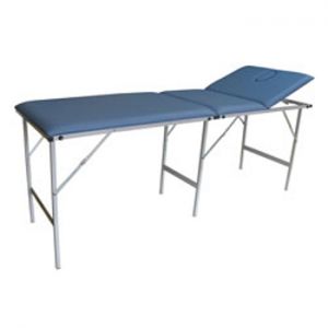 Массажный стол металлический маленький с подъемом головы Heliox (MTS4) ― Оборудование для спорта и здоровья